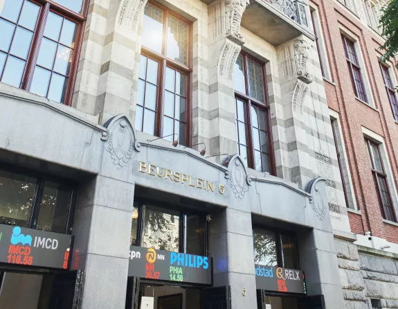 Amsterdam stock exchange AEX