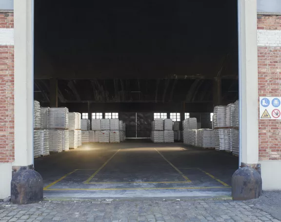 Storage space in the Port of Antwerp