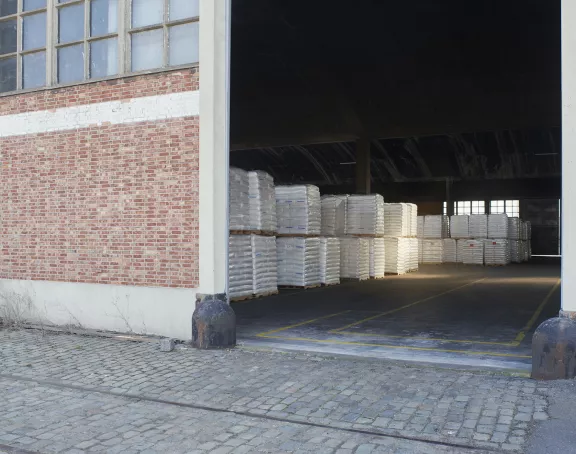 Storage space in the Port of Antwerp