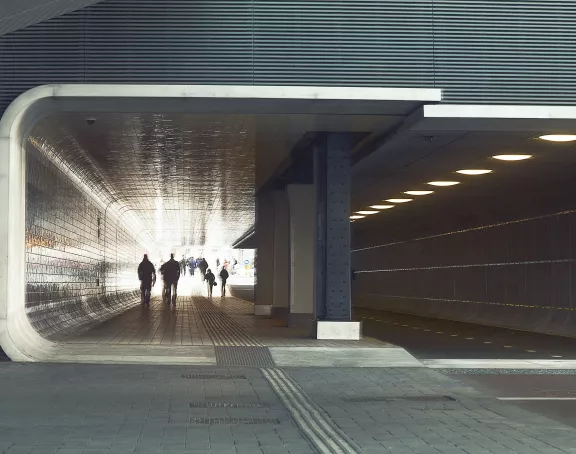 Amsterdam Centraal Station Fietstunnel