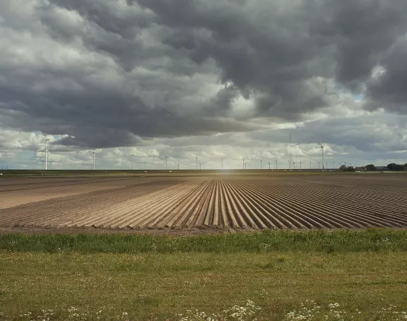 Landschap wolken landbouw