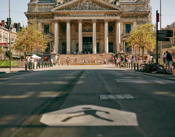 Brussels stock exchange building