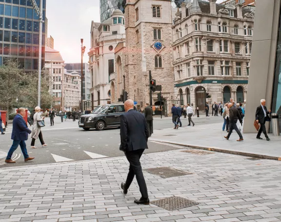 London financial district
