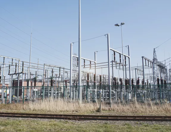 High-voltage substation