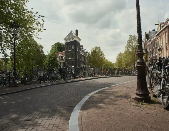 Amsterdam gracht brug