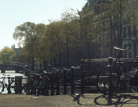 Amsterdam gracht fiets