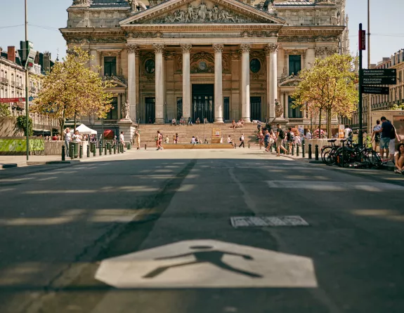 Brussels stock exchange building