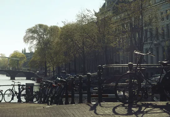 Amsterdam gracht fiets